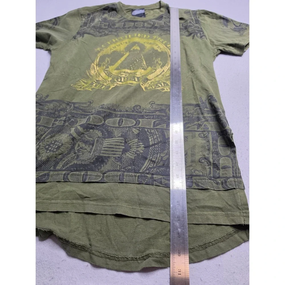 Switch Remarkable T-Shirt Mens XL Olive Green Graphic Certified True Dollar Bill - Picture 5 of 6